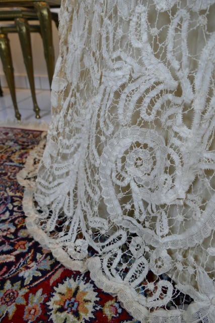 5 antique ALTMANN Battenburg lace dress 1904