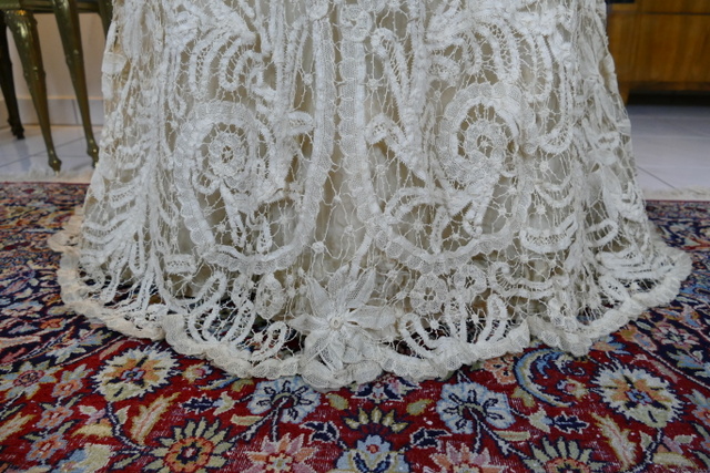 6 antique ALTMANN Battenburg lace dress 1904