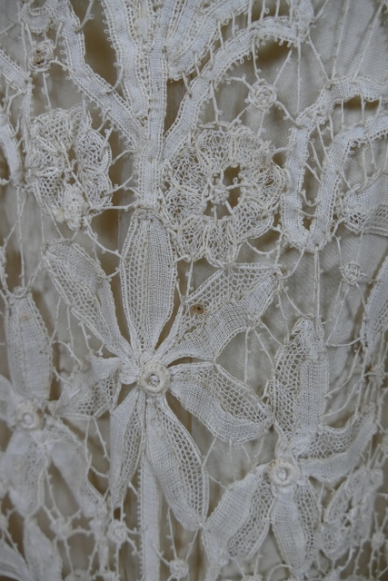 8 antique ALTMANN Battenburg lace dress 1904