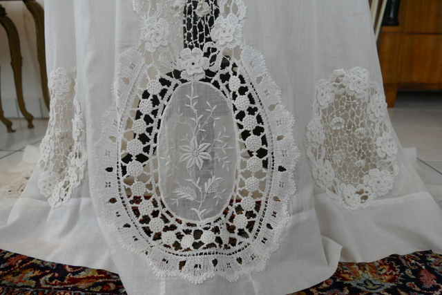 13 antique irish crochet dress 1904