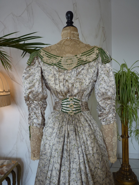 30 antique recpetion gown 1904
