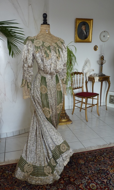 41 antique recpetion gown 1904