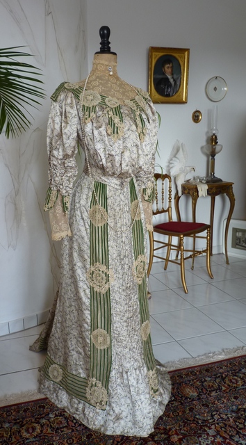 6 antique recpetion gown 1904