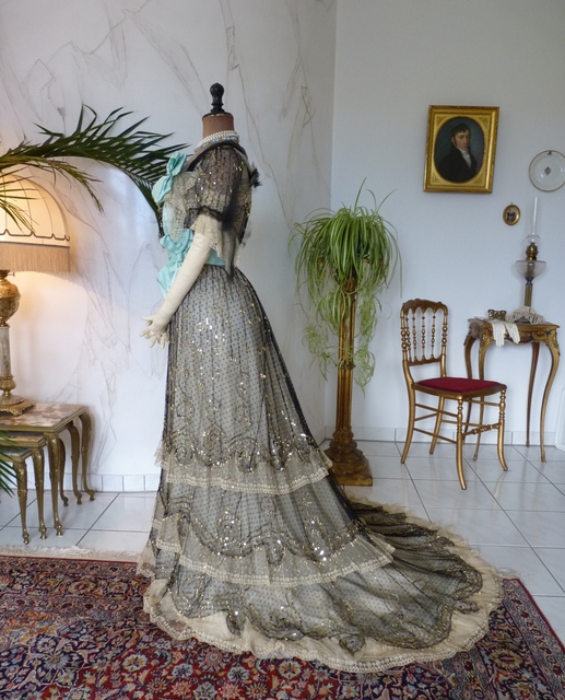 20 Jeanne Halle Evening Dress 1900