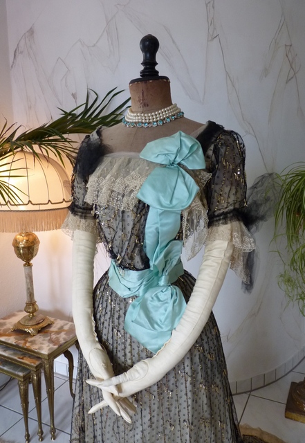 3 Jeanne Halle Evening Dress 1900