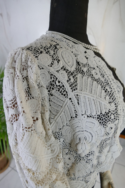 17 antique lace jacket 1906
