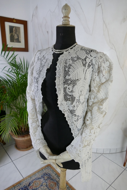 3 antique lace jacket 1906