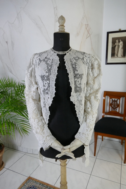antique lace jacket 1906