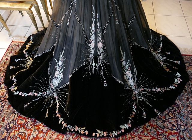 46 antique Gustave Beer gown 1906
