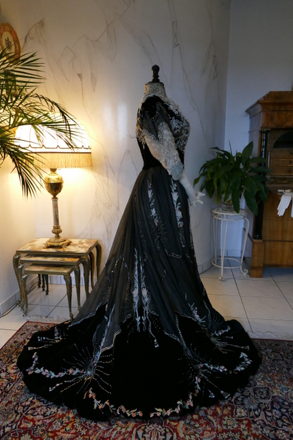 52 antique Gustave Beer gown 1906