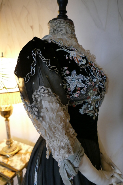 55 antique Gustave Beer gown 1906