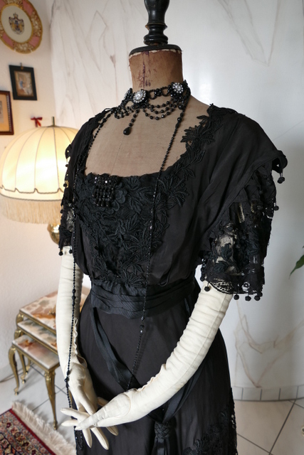 3 antique Drecoll dress 1906