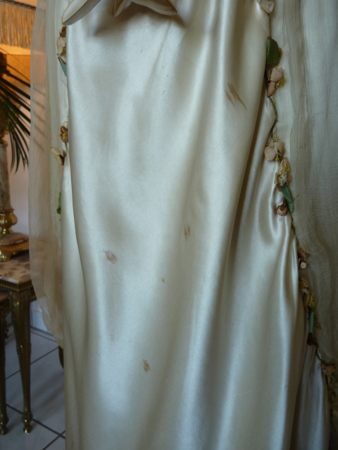 200 antique WORTH Evening Gown 1906