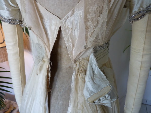 28b antique WORTH Evening Gown 1906