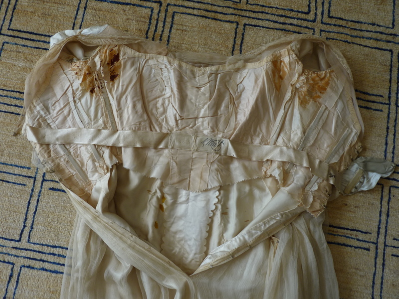 30 antique WORTH Evening Gown 1906