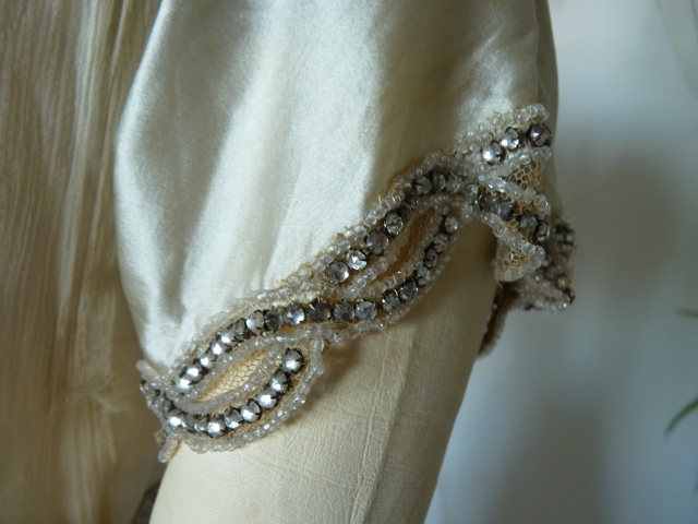 5 antique WORTH Evening Gown 1906