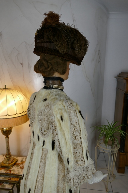 10 antique hermine lace coat 1901