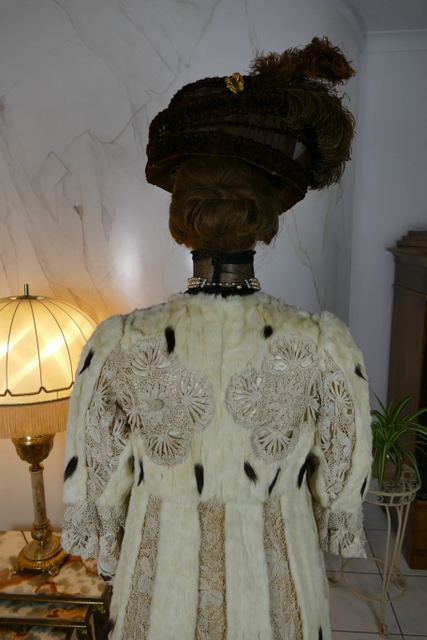 11 antique hermine lace coat 1901