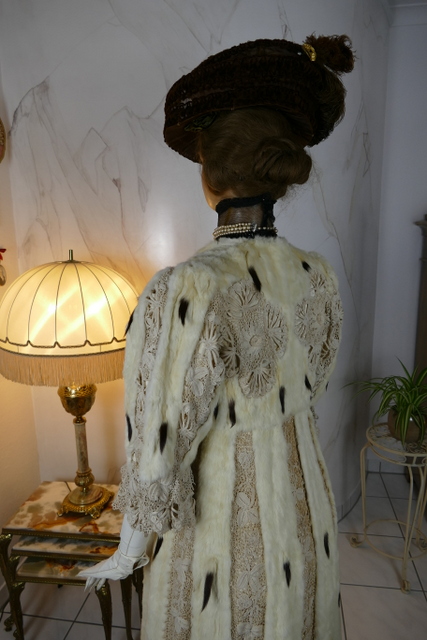 15 antique hermine lace coat 1901