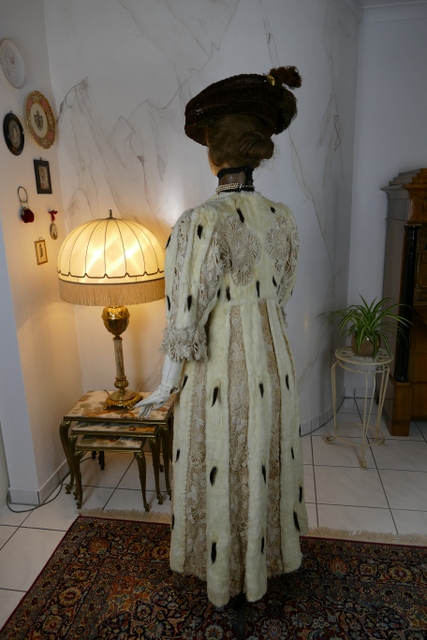 16 antique hermine lace coat 1901