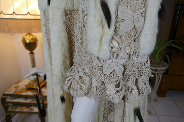 19 antique hermine lace coat 1901