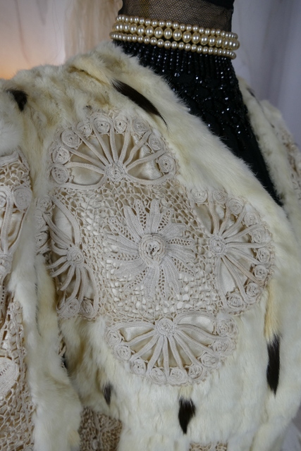32 antique hermine lace coat 1901