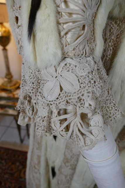 35 antique hermine lace coat 1901