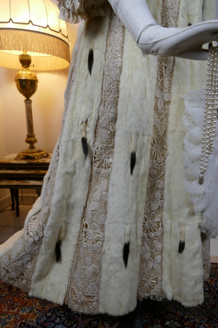 38 antique hermine lace coat 1901