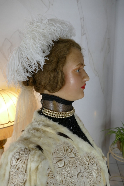 40 antique hermine lace coat 1901