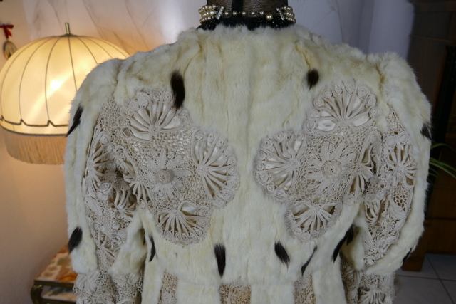 43 antique hermine lace coat 1901
