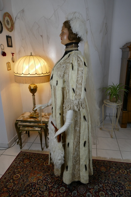 44 antique hermine lace coat 1901