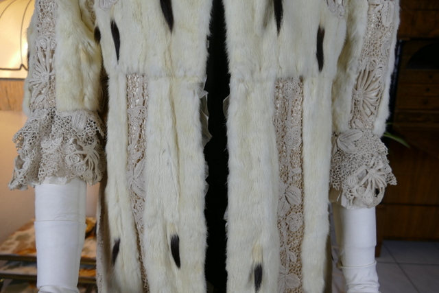 4 antique hermine lace coat 1901