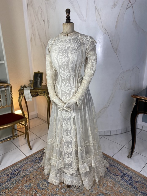 2 antique lingerie dress 1908