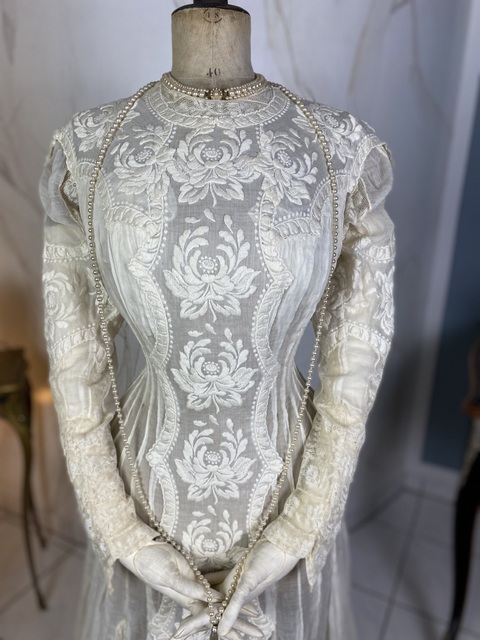 3 antique lingerie dress 1908