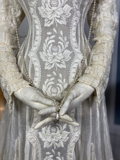 6a antique lingerie dress 1908