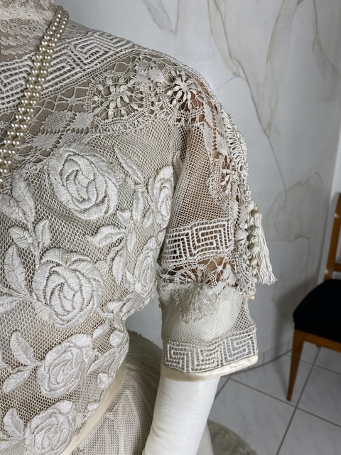 4b antique PAQUIN Dress 1908
