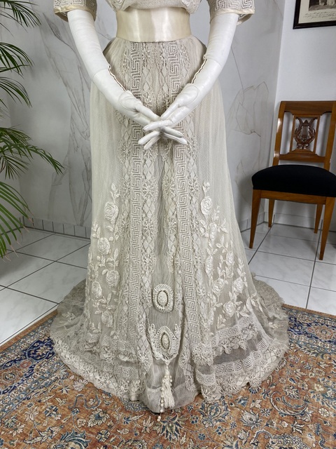 5 antique PAQUIN Dress 1908