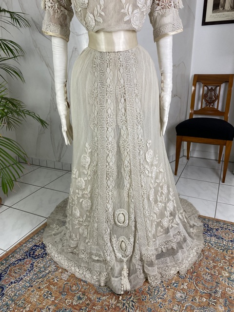 7 antique PAQUIN Dress 1908