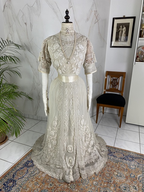 9 antique PAQUIN Dress 1908