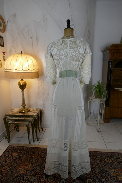24a antique tea dress 1908