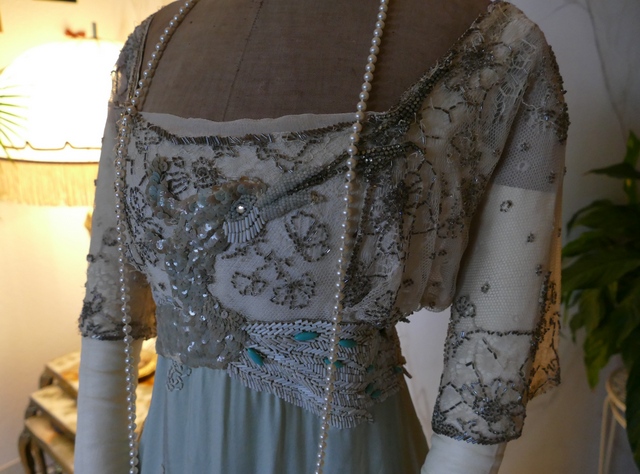19 antique evening dress Lafferiere 1908