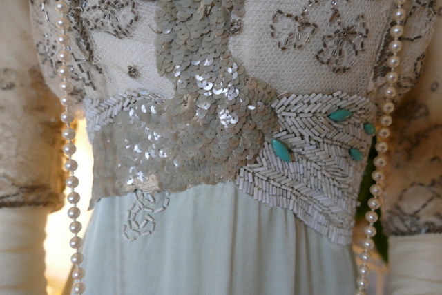 200 antique evening dress Lafferiere 1908