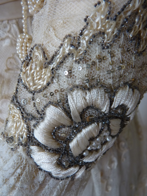 12 antikes Hochzeitskleid 1908