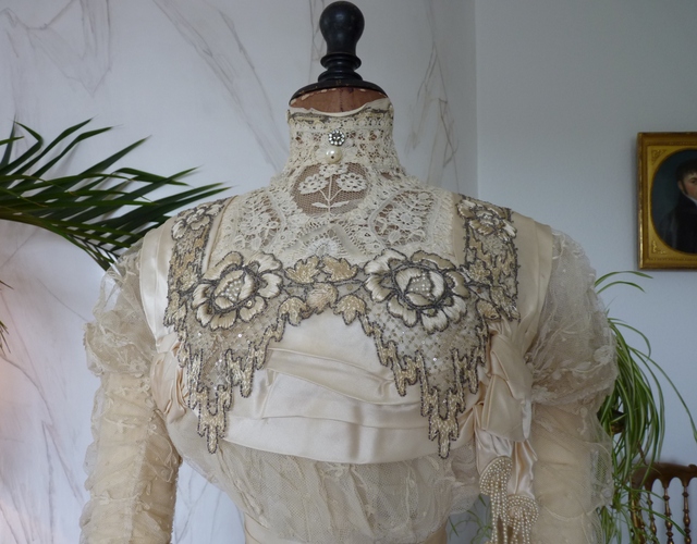 14 antikes Hochzeitskleid 1908