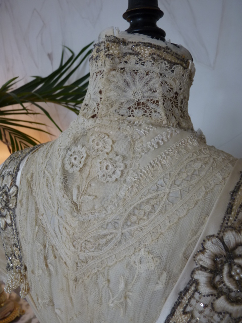 36a antikes Hochzeitskleid 1908