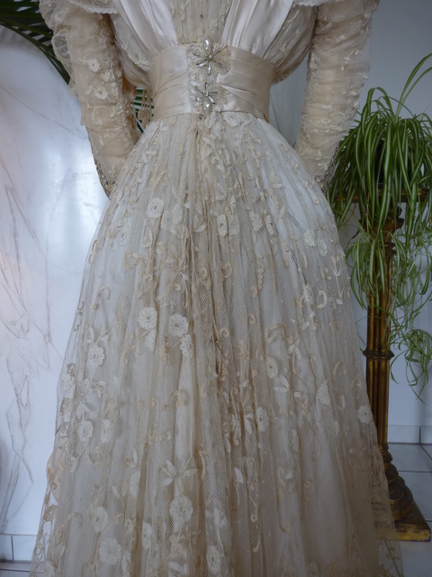 42 antikes Hochzeitskleid 1908