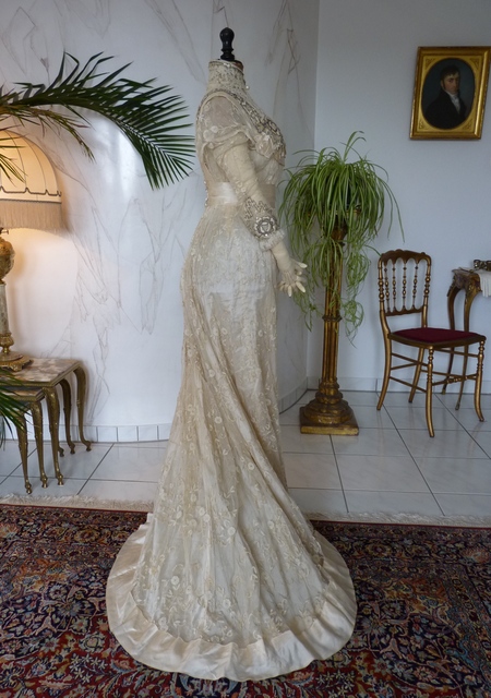 47 antikes Hochzeitskleid 1908