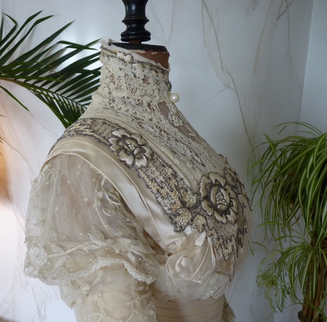 50 antikes Hochzeitskleid 1908
