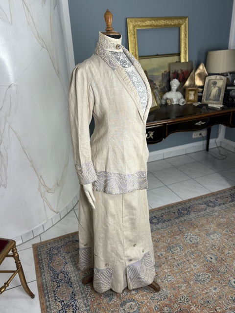 9 antique walking dress 1909