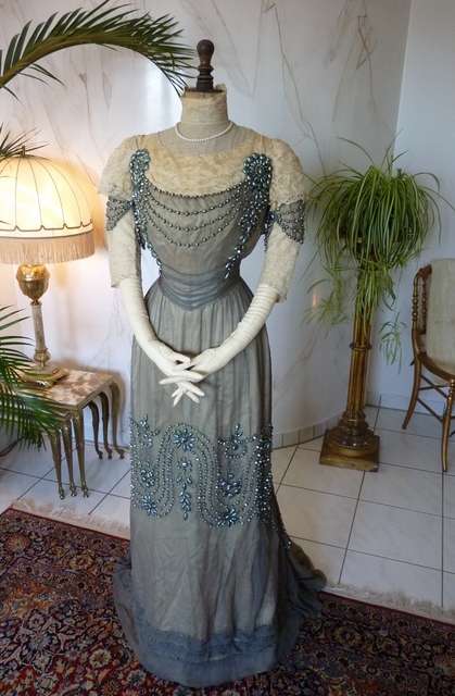 2 antique dress 1908